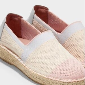 Cole Haan Women’s Cloudfeel Espadrille Shoes Loafers Size 8.5 Knit Suede Comfort